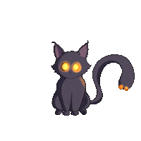 Cat Halloween Sticker