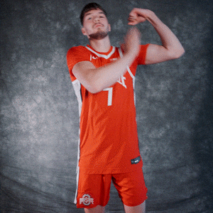 Basketball Flex GIF by Ohio State Athletics