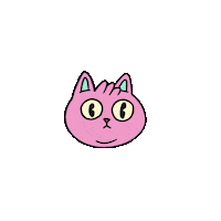 Cat Love Sticker by Paper Dog