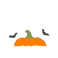 Halloween Pumpkin Sticker by AllWhite Laser AW3®