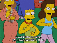 happy bart simpson GIF