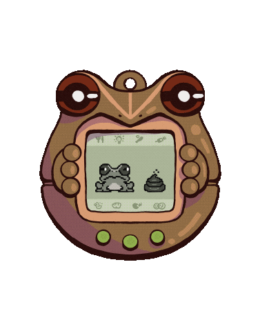 Kireji_art tamagotchi coqui kirejiart coquigotchi Sticker