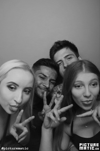 Black And White Photobooth GIF by picturematic