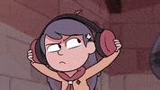 ReyGGTV nope headphones hilda hildatheseries GIF