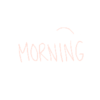Good Morning Pink Sticker by Indy Beauty