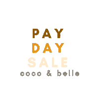 Pay Day Sale Coco Belle Sticker by Coco and Belle PH