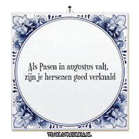 Humor Augustus Sticker by Tegelspreuken.nl