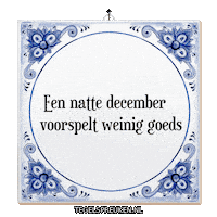 December Nl Sticker by Tegelspreuken.nl