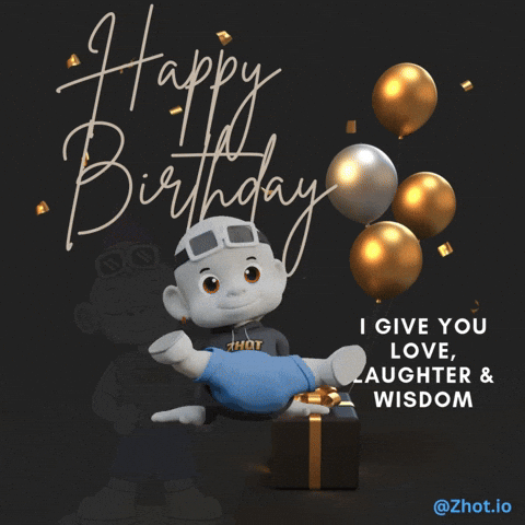 Happy Birthday GIF by Zhot