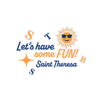Santa Teresa Fun Sticker by Saint Theresa Bilingual School