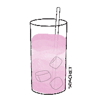 Energy Pink Drink Sticker by Seacret Direct