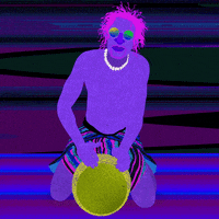 vincentbilodeau weed hippie glitchy tamtam GIF