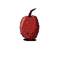 SeymArt fruit 974 reunionisland litchi Sticker