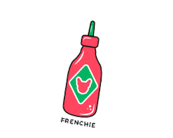 Hot Sauce Ketchup Sticker by frenchiepetsupply