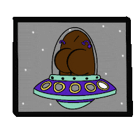 Area 51 Art Sticker by Nilaja