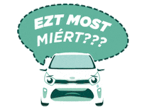 Auto Miert Sticker by MOL Magyarország