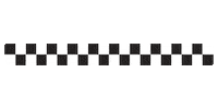 Checker Boarder Sticker