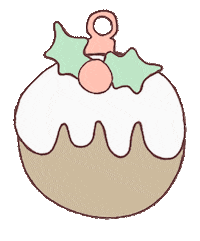 Christmas Pudding Sticker