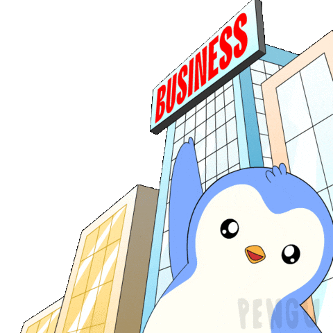 Work Business Sticker by Pudgy Penguins