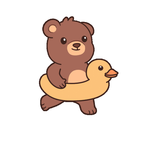 Happy On My Way Sticker by BEARISH