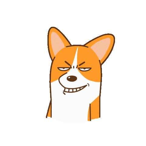 Corgi Shiba Sticker