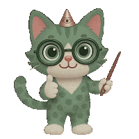Cute Cat Yes Sticker