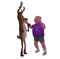 Knock Out Christmas Sticker by Mindshow