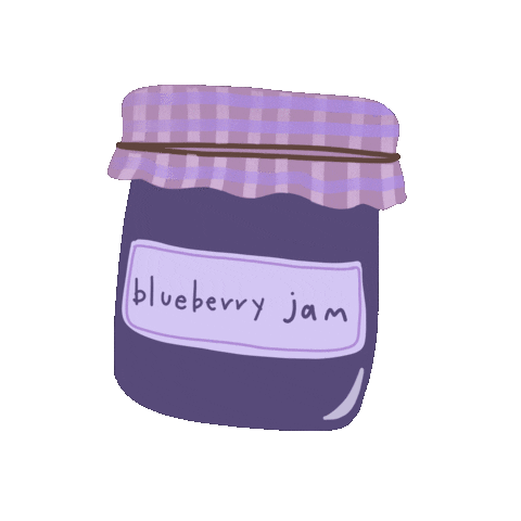 Blueberry Jam Morning Sticker