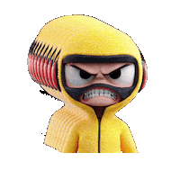 Angry 3D Sticker by Preneura