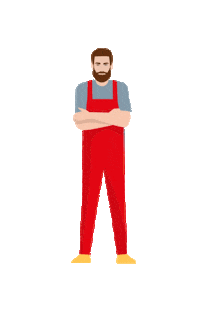 raben_group work job worker warehouse Sticker