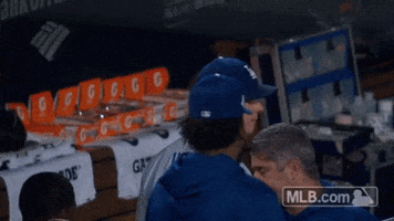 Angry Los Angeles Dodgers GIF by MLB