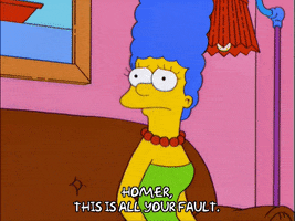 scolding marge simpson GIF