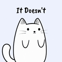 White Cat Whatever GIF by MESA My Emotional Support Animal