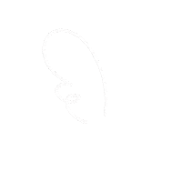 tvfish white doodle minimal line Sticker