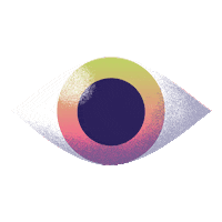 brusselsmuseums eye blinking eye nocturnes brussels museums Sticker