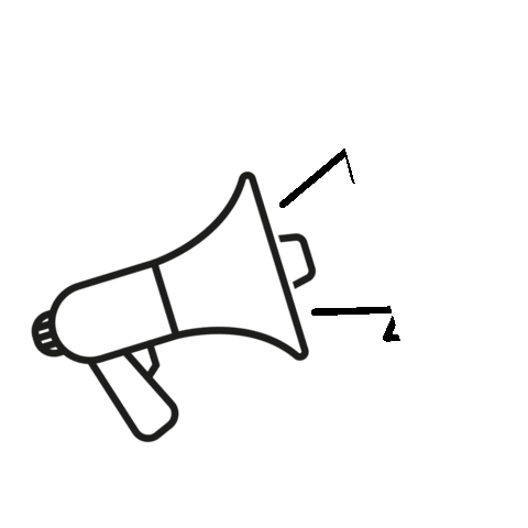 Megaphone Ogj Sticker by HiddenVienna