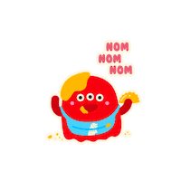 Comida Eating Sticker by DBS Bank Ltd