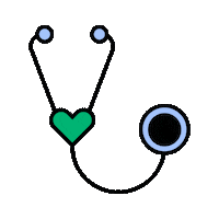 ivirahealth health care pharmacy stethoscope Sticker