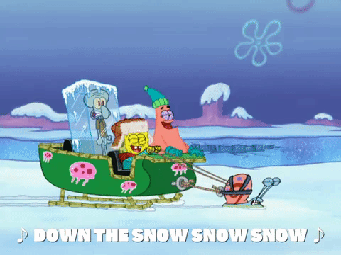 season 8 frozen face-off GIF by SpongeBob SquarePants