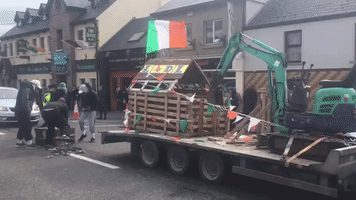 Spiddal 'Lidl Looting' Float Gets the Local People's Vote for St Patrick's Day Highlight