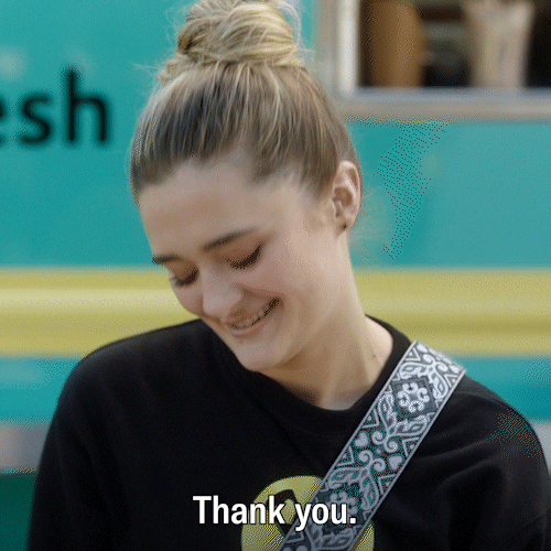 Lizzy Greene Thank You GIF by ABC Network