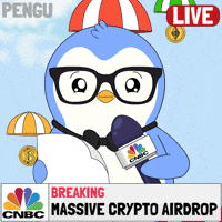 Calculating Breaking News GIF by Pudgy Penguins