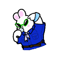 Rabbit Question Sticker