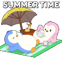 I Love You Summer Sticker by Pudgy Penguins