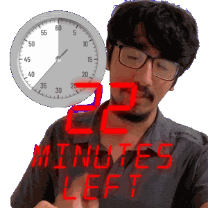 22 Minutes Sticker