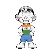 Happy India Sticker by Zhot
