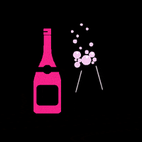 RealBossWomen celebration cheers holiday champagne GIF