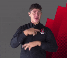 Sign Language Relax GIF by CSDRMS