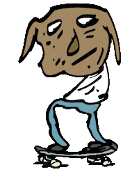 Dog Character Sticker