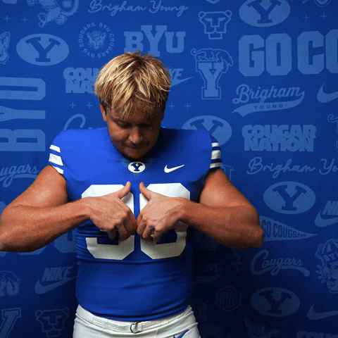 College Football Go Cougs GIF by BYU Cougars